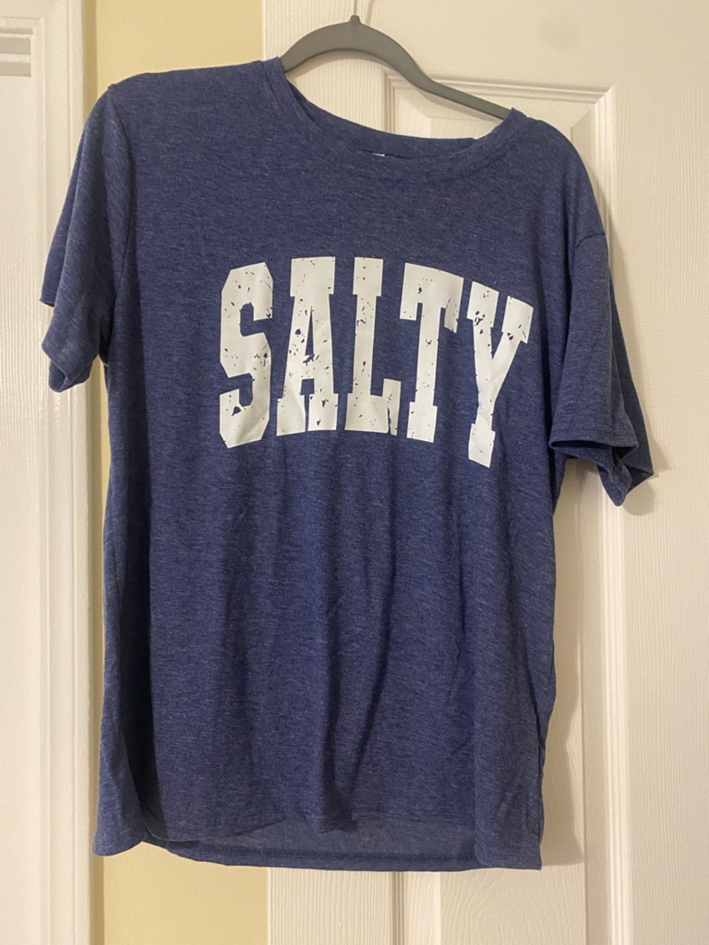 Salty Graphic Tee - Women's Blue Casual Top